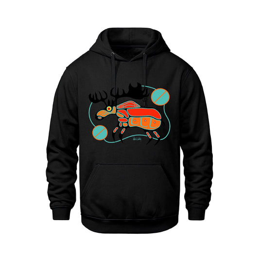 Woodland Moose Hoodie