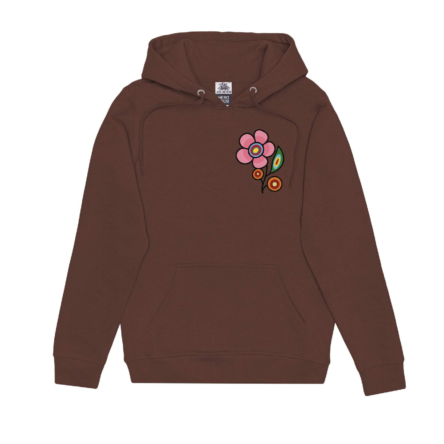 Floral Bunch Hoodie (front and back)