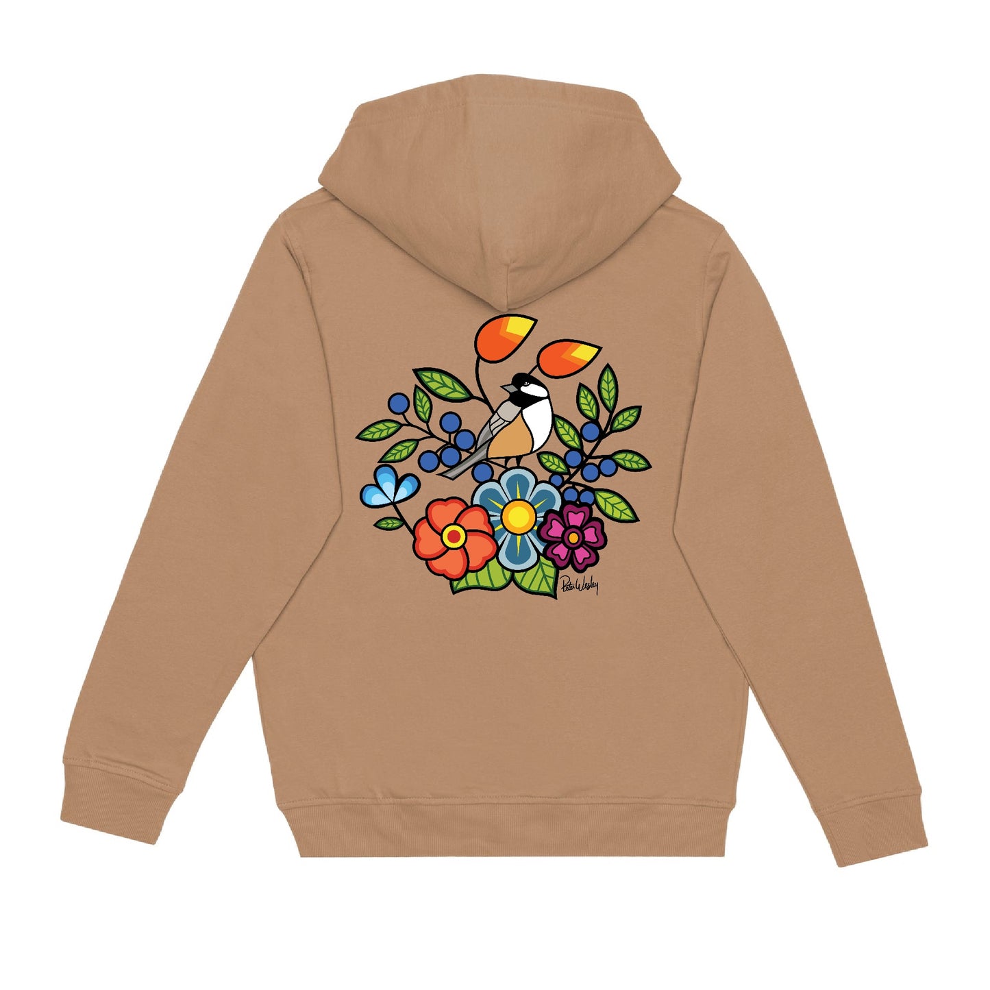 Chickadee Hoodie (front and back)