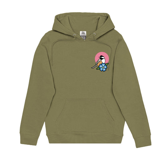 Chickadee Hoodie (front and back)