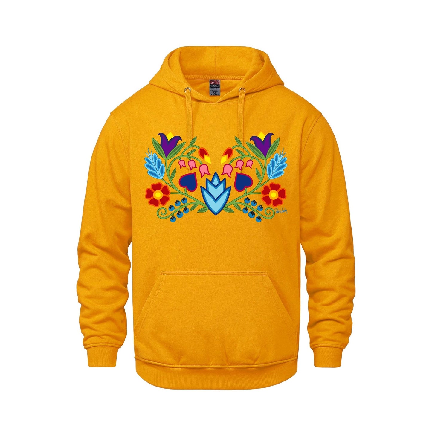 Blue Sky Florals Hoodies