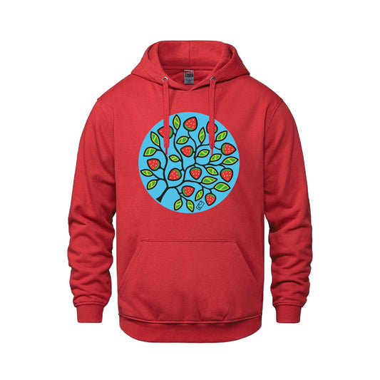 Strawberry Hoodie w/background