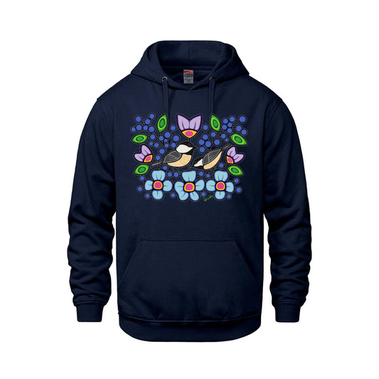 Chickadee With Florals