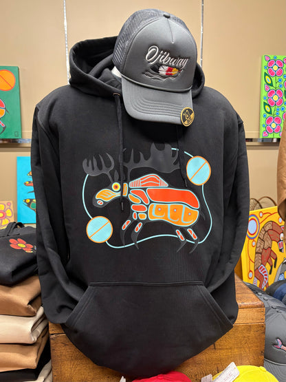 Woodland Moose Hoodie