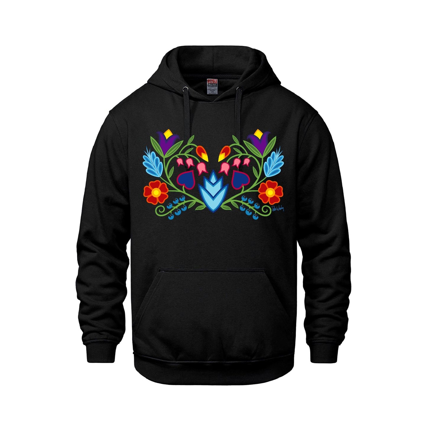 Blue Sky Florals Hoodies