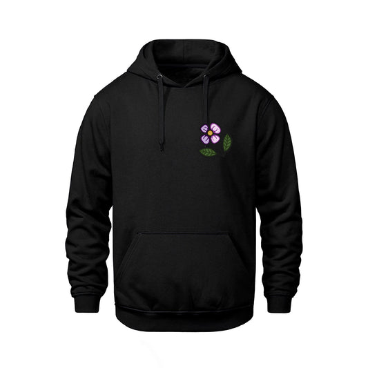 Blueberry Violet Hoodie (front and back)