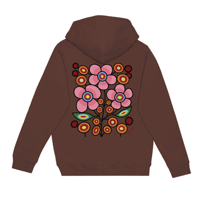 Floral Bunch Hoodie (front and back)