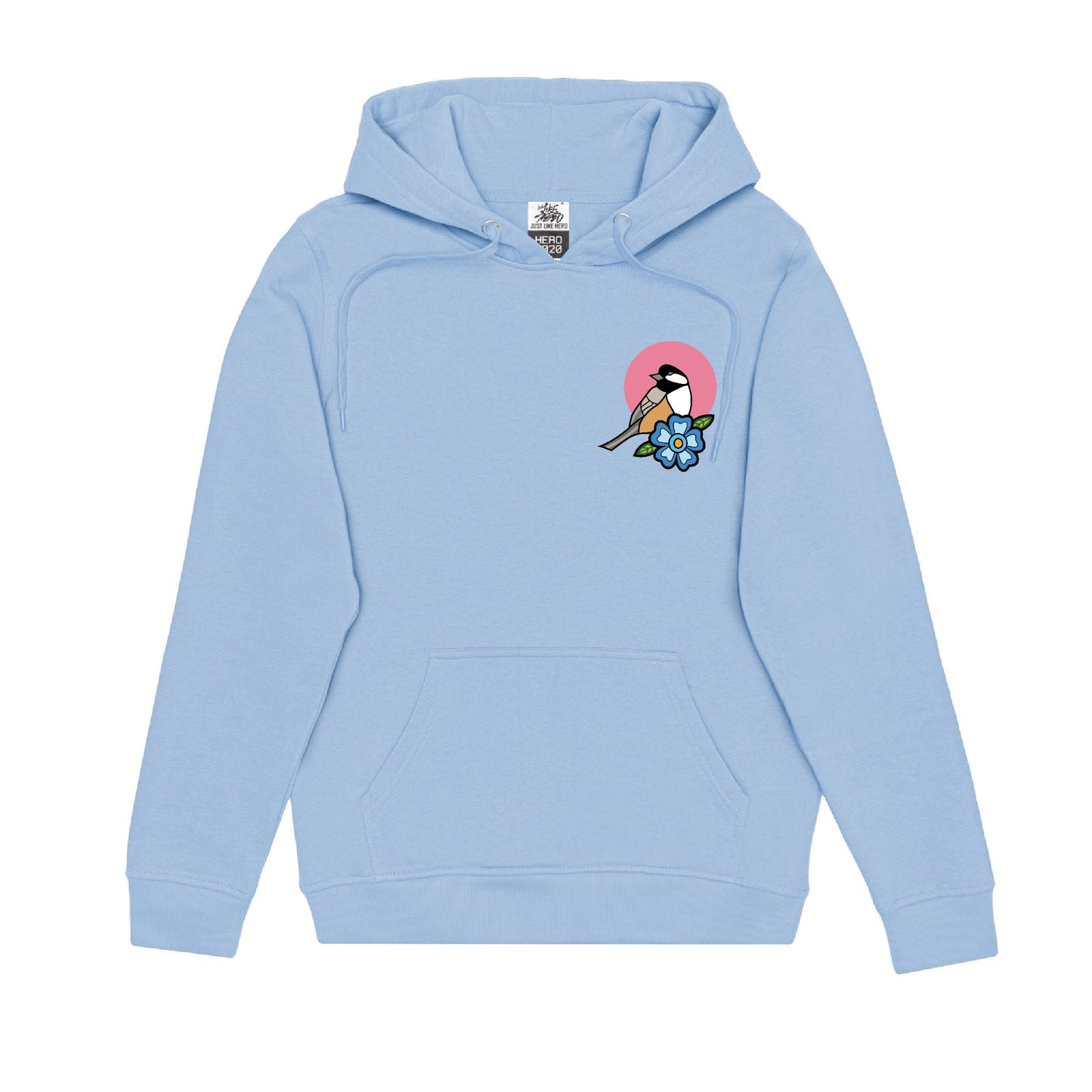 Chickadee Hoodie (front and back)
