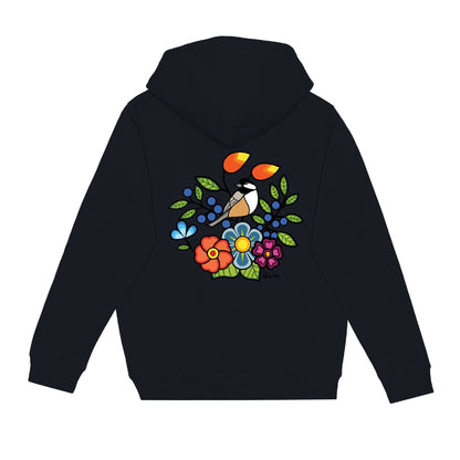 Chickadee Hoodie (front and back)