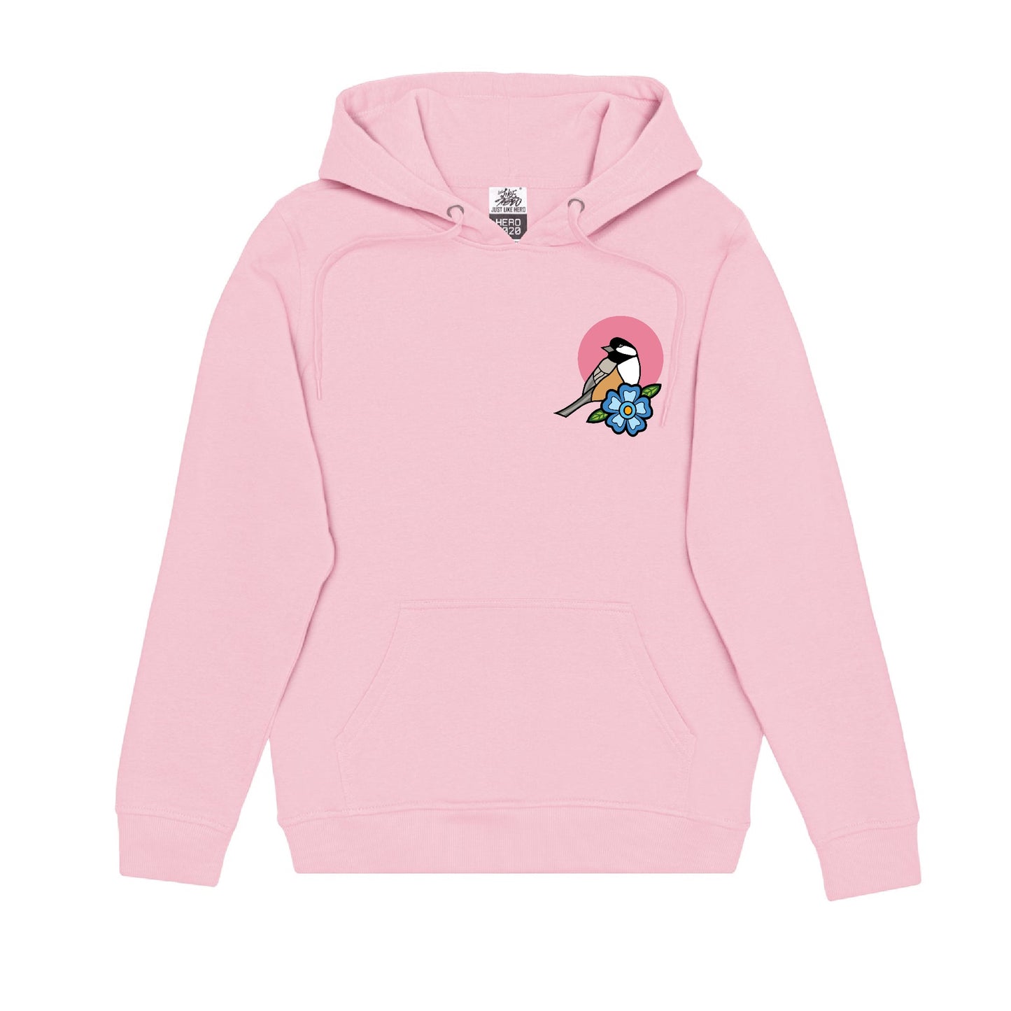 Chickadee Hoodie (front and back)