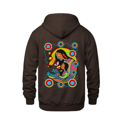 Nurturing Mother Hoodie (front and back)