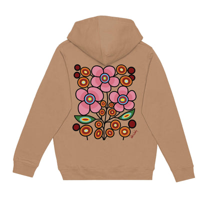 Floral Bunch Hoodie (front and back)