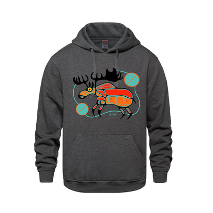 Woodland Moose Hoodie