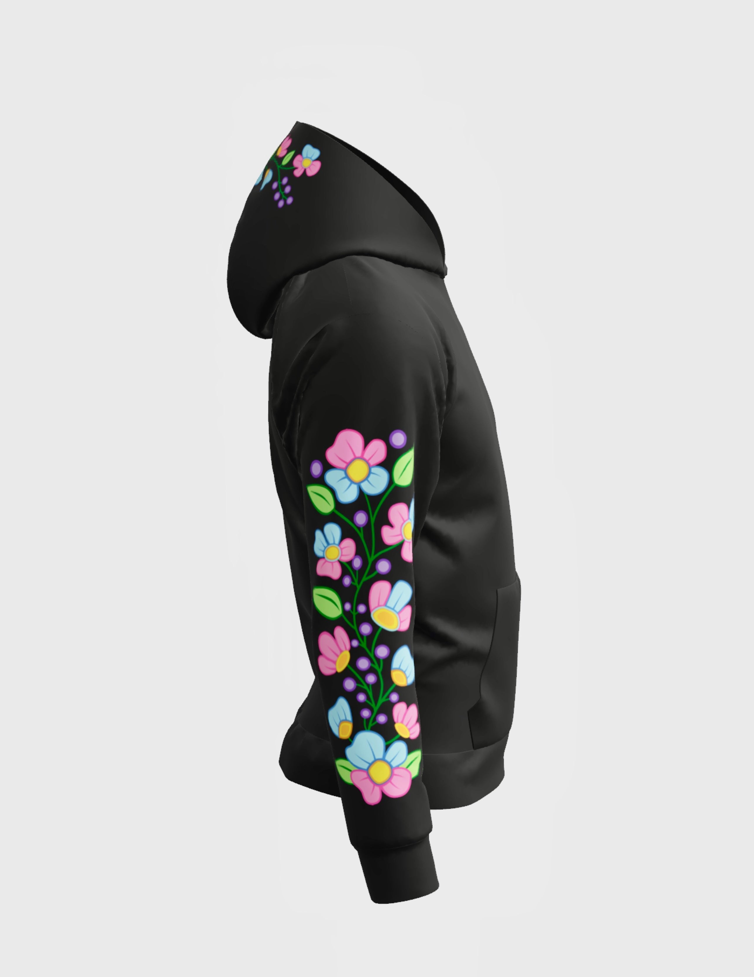 Summertime Floral Hoodie – Peter Wesley Desiigns