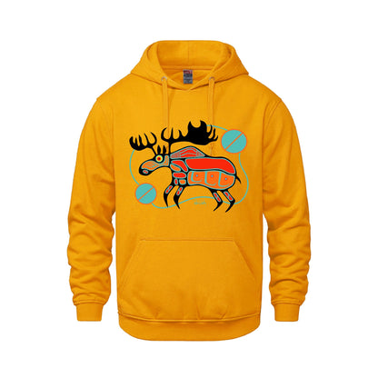 Woodland Moose Hoodie
