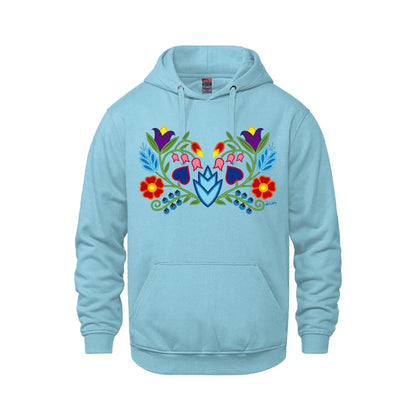Blue Sky Florals Hoodies