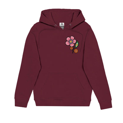 Floral Bunch Hoodie (front and back)