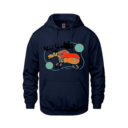 Woodland Moose Hoodie