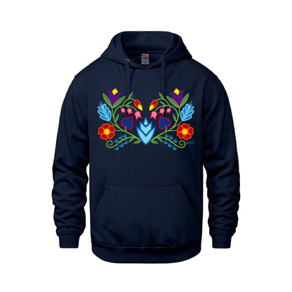 Blue Sky Florals Hoodies