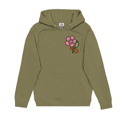 Floral Bunch Hoodie (front and back)