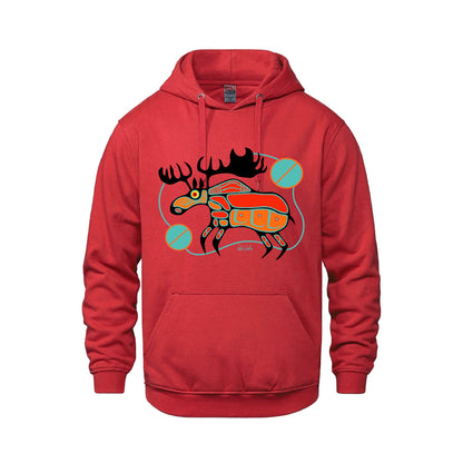 Woodland Moose Hoodie