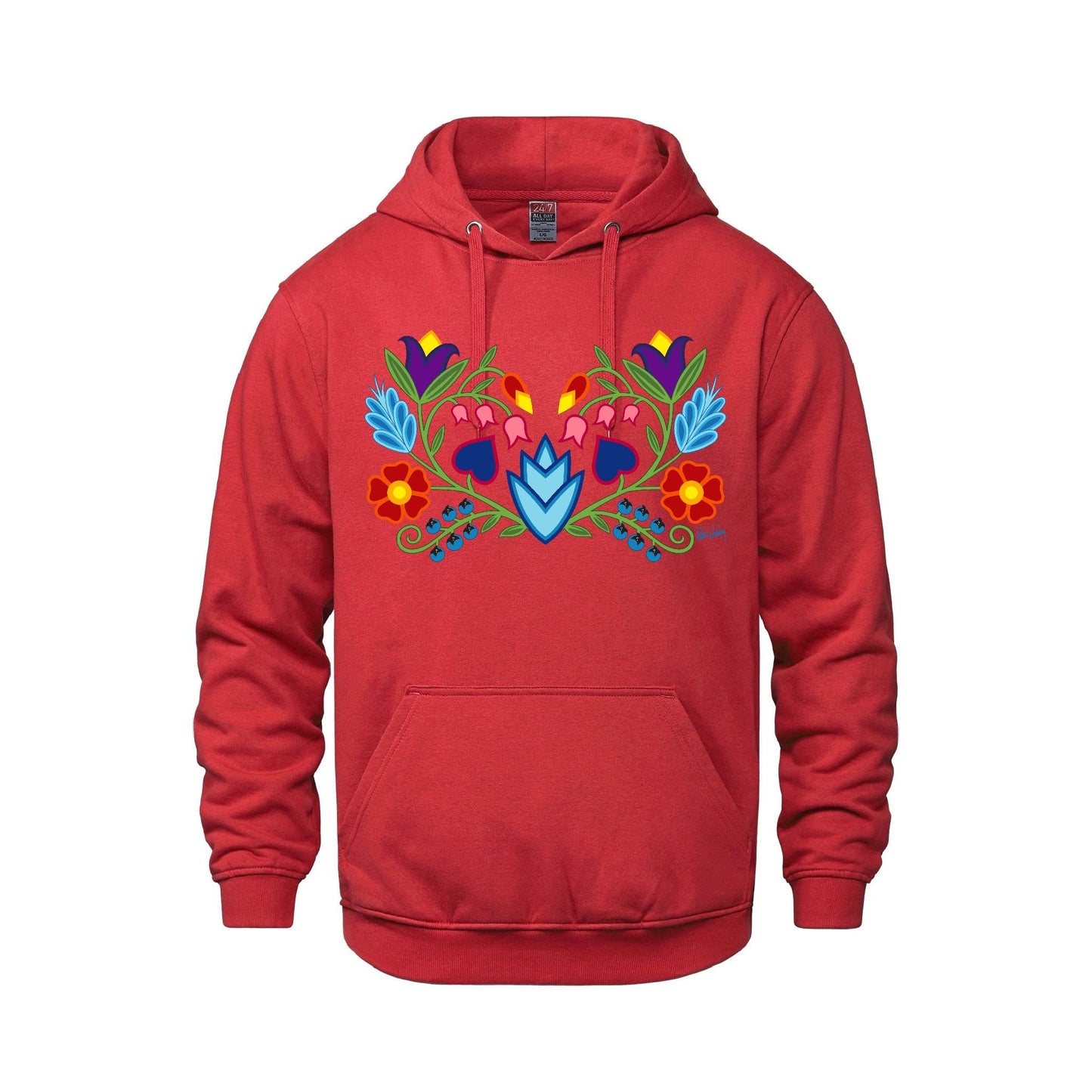 Blue Sky Florals Hoodies