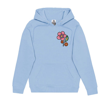 Floral Bunch Hoodie (front and back)