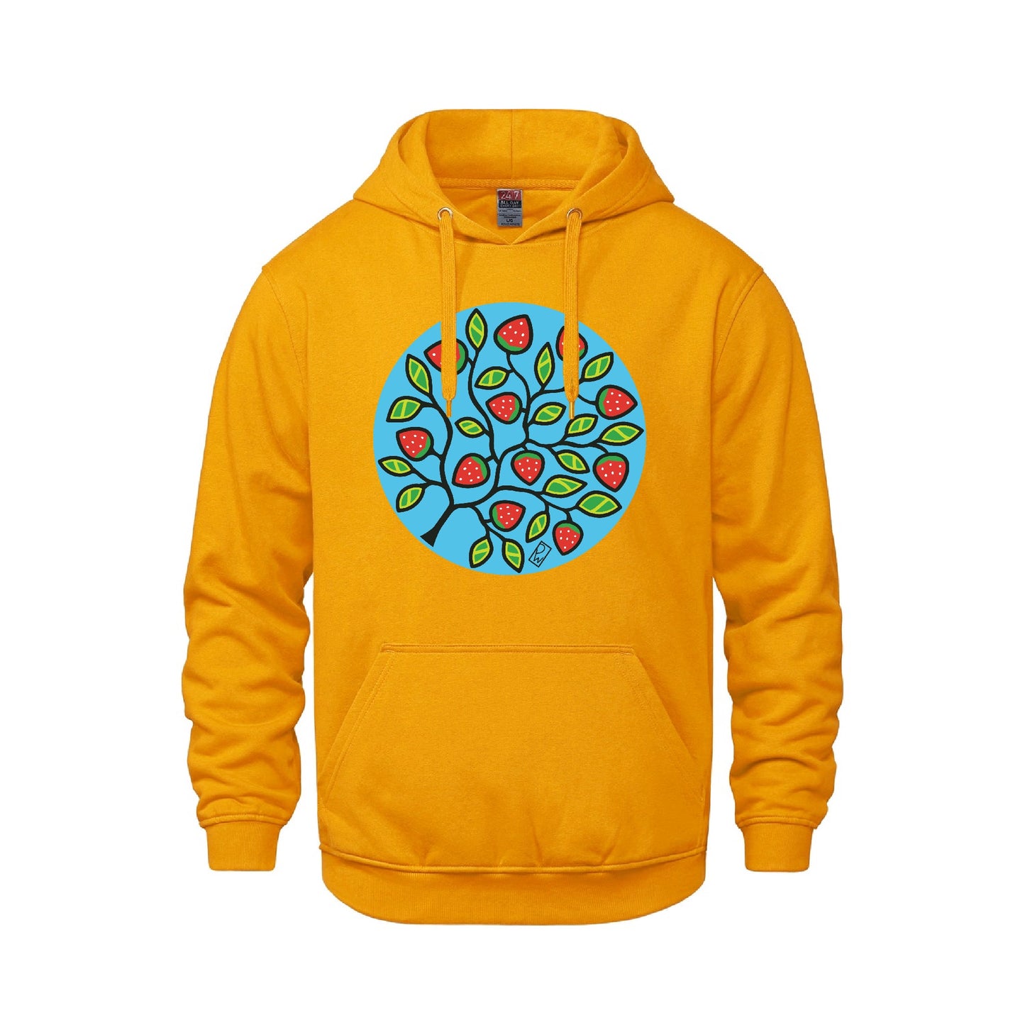 Strawberry Hoodie w/background