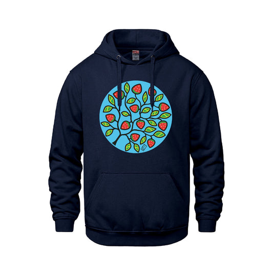 Strawberry Hoodie w/background